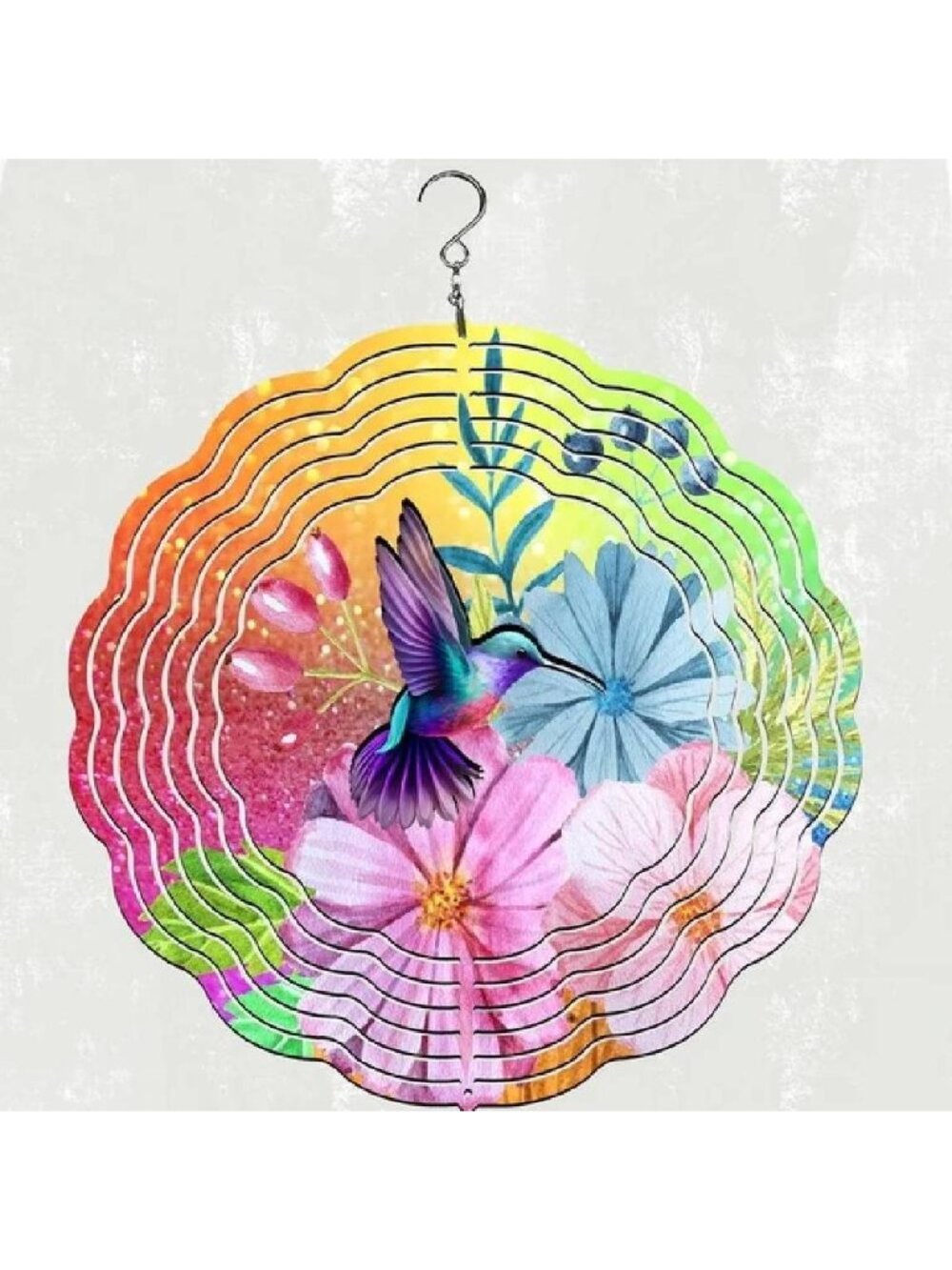 Hummingbird Wind Spinner